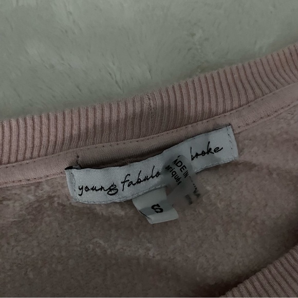 YFB Love Be Kind Pink Pullover Sweatshirt - Picture 3 of 4